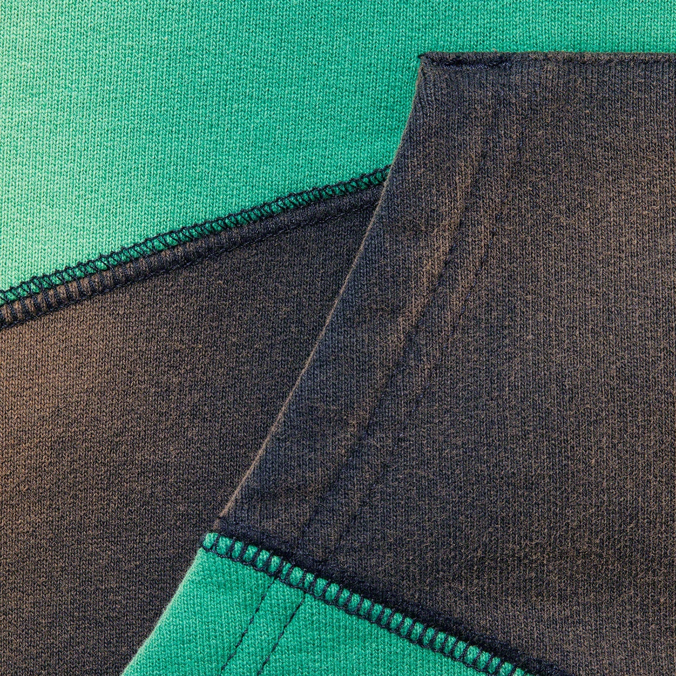 Patchwork Hooded Sweatshirt view 4